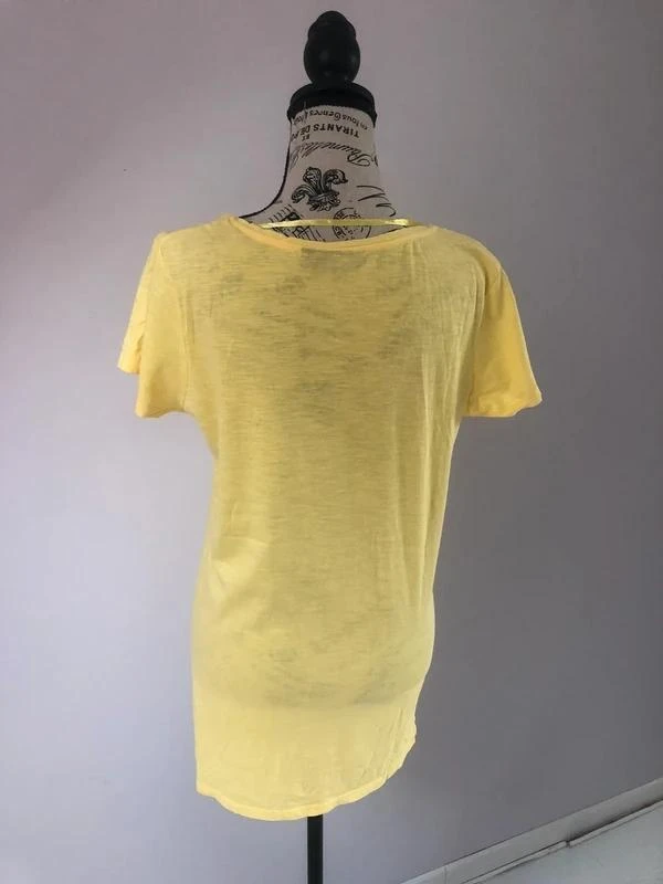 💛 Yellow T-shirt – Kiabi – Size XL – Very good condition – photo 3